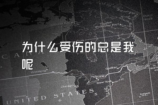 为什么受伤的总是我呢