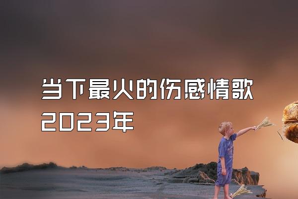 当下最火的伤感情歌2023年